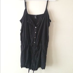 NWOT black romper